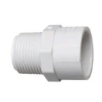 Male PVC Adapter Schedule 40, 1/2 X 3/4"